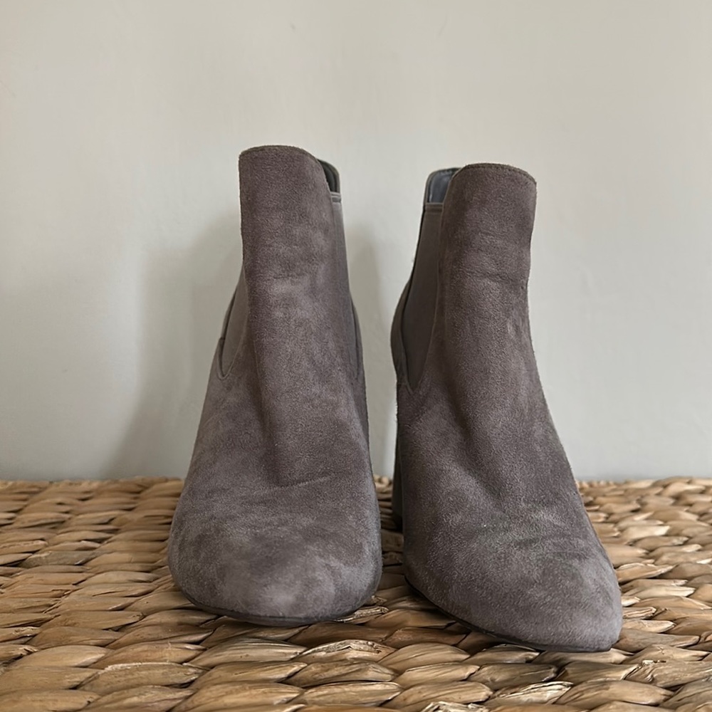 Cole Haan Grey Suede Booties